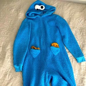 Cookie monster onesie